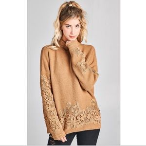 MUST HAVE! Gorgeous sweater with lace